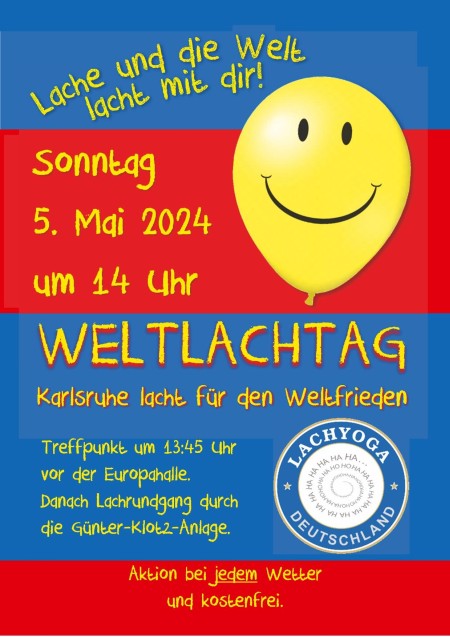 Weltlachtag 2024 in Karlsruhe